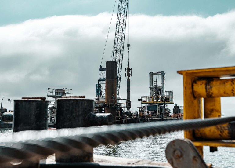 Fotografia de Fundações Perfuratriz Wirth