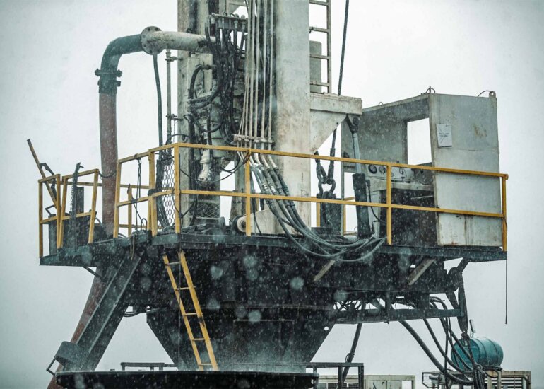 Fotografia de Fundações Perfuratriz Wirth