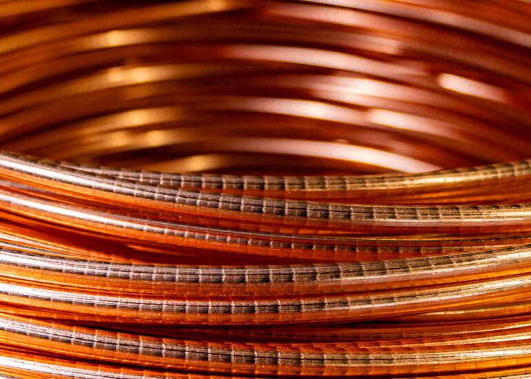 fotografia industrial cabos de cobre asta 10