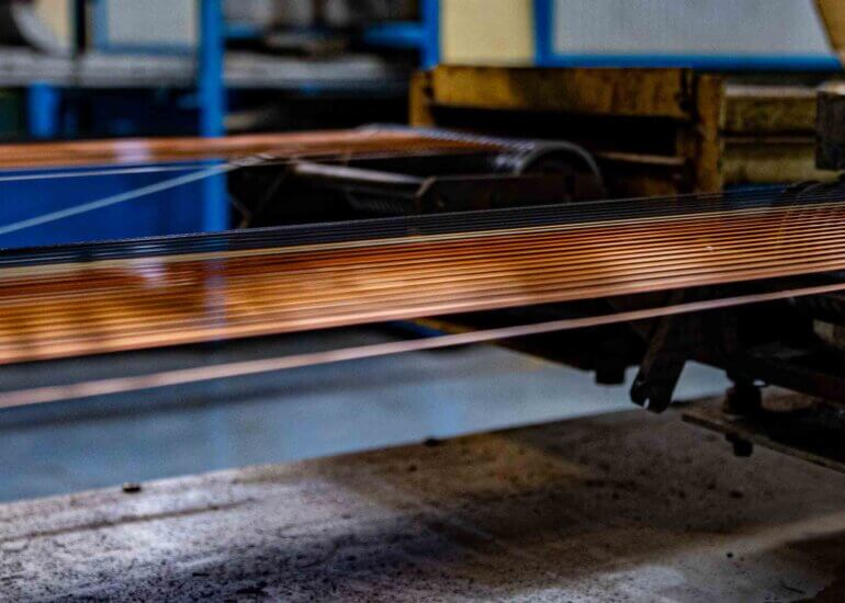 fotografia industrial cabos de cobre asta 14