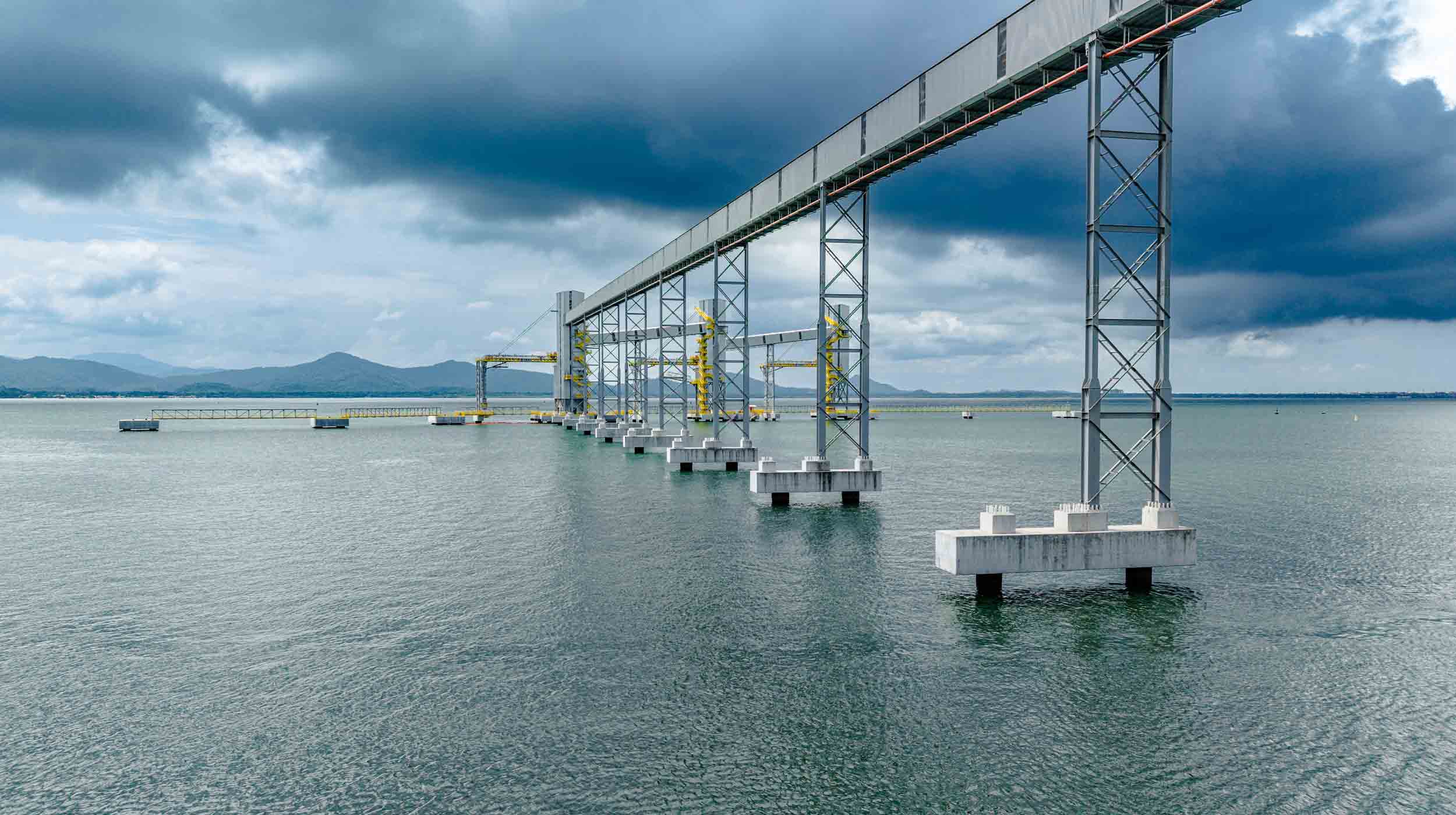 fotografia de obras offshore 5 Terminal Graneleiro de São Francisco do Sul